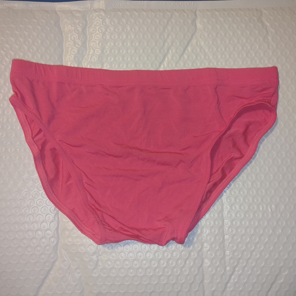 Adannu Pink Modal High Leg Briefs Size Medium